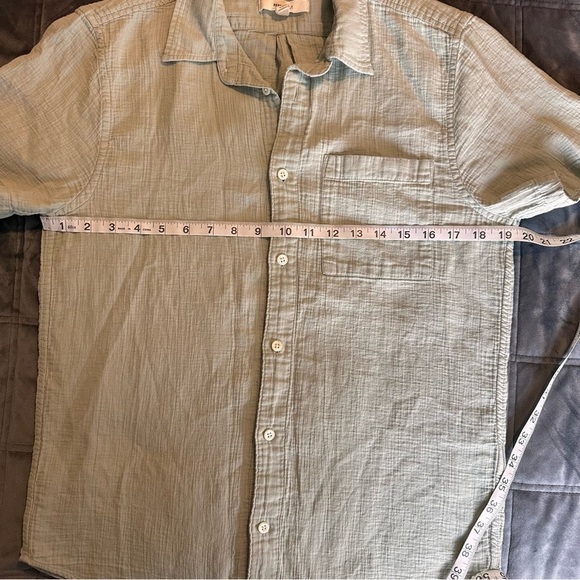 Madewell Green Casual Button Down Shirt - Picture 12 of 12